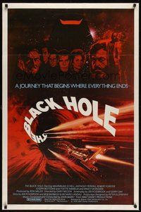6y493 BLACK HOLE int'l 1sh '79 Disney sci-fi, cool art of Schell, Anthony Perkins, Robert Forster!