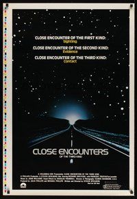 6y475 CLOSE ENCOUNTERS OF THE THIRD KIND printer's test 1sh '77 Steven Spielberg sci-fi classic!