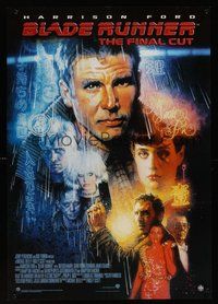 6y193 BLADE RUNNER Japanese R07 Ridley Scott sci-fi classic, different art of Ford in Final Cut!
