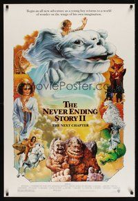 6y544 NEVERENDING STORY 2 1sh '91 George Miller sequel, an all new adventure!