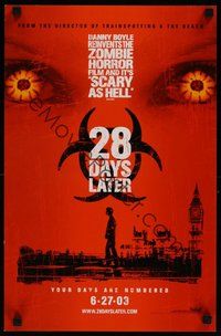 6y107 28 DAYS LATER special 13x20 '03 Danny Boyle, Cillian Murphy vs. zombies in London!