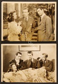 6z631 PHILADELPHIA STORY 2 10x14 stills '40 Katharine Hepburn, Cary Grant, James Stewart!
