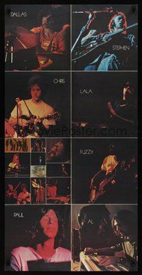 6z170 MANASSAS two sided album insert '72 cool image of rocker Stephen Stills!