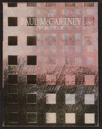 6z098 PAUL MCCARTNEY WORLD TOUR 1989/90 book '89 rock & roll concert tour!
