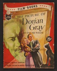 6z099 PICTURE OF DORIAN GRAY book '45 George Sanders, Donna Reed, Angela Lansbury!