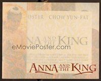 6z251 ANNA & THE KING program '99 Jodie Foster & Chow Yun-Fat in the title roles!