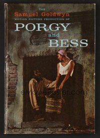 6z331 PORGY & BESS hardcover program '59 Sidney Poitier, Dorothy Dandridge & Sammy Davis Jr.!