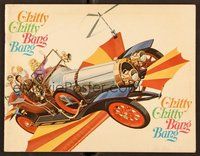 6z268 CHITTY CHITTY BANG BANG program '69 Dick Van Dyke, Sally Ann Howes & wild flying car!