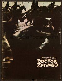 6z274 DOCTOR ZHIVAGO program '65 Omar Sharif, Julie Christie, David Lean English epic!