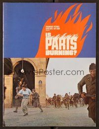 6z309 IS PARIS BURNING program '66 Rene Clement's Paris brule-t-il, World War II all-star cast!