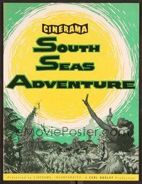 6z347 SOUTH SEAS ADVENTURE program '58 Cinerama adventure documentary!