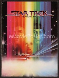 6z349 STAR TREK program '79 cool art of William Shatner & Leonard Nimoy by Bob Peak!