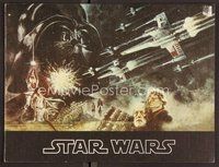6z352 STAR WARS souvenir program book 1977 George Lucas classic, Jung art!