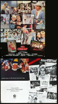 6z392 CHAMP promo brochure '79 Jon Voight, Dunaway, boxing!