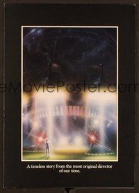 6z407 E.T. THE EXTRA TERRESTRIAL B/W promo brochure '82 Steven Spielberg classic, cool art!