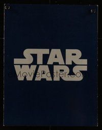6z490 STAR WARS screening program 1977 George Lucas classic sci-fi epic, title & full credits!