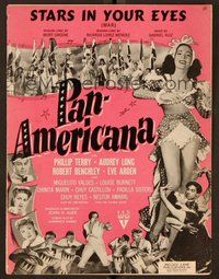 6z865 PAN-AMERICANA sheet music '45 Phillip Terry, sexy dancer, Stars in Your Eyes!