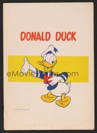 6z107 DONALD DUCK special 10x14 WC '40s Walt Disney, great artwork of classic character!