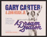 6z109 DREAM SEASON DS special 11x14 '87 great image of New Yorks Mets catcher Gary Carter!