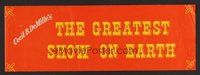 6z115 GREATEST SHOW ON EARTH special 5x14 '52 Cecil B. DeMille circus classic!