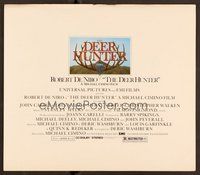 6z138 DEER HUNTER trade ad '78 directed by Michael Cimino, Robert De Niro, Christopher Walken!