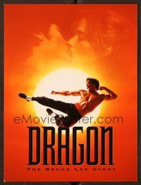 6z140 DRAGON: THE BRUCE LEE STORY trade ad '93 Bruce Lee bio, Jason Scott Lee, Lauren Holly!