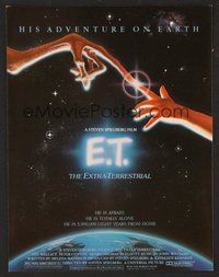 6z141 E.T. THE EXTRA TERRESTRIAL trade ad '82 Steven Spielberg classic, John Alvin art!