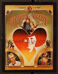 6z146 HEARTS OF THE WEST trade ad '75 art of Hollywood cowboy Jeff Bridges by Richard Hess!