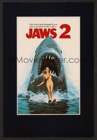 6z148 JAWS 2 trade ad '78 just when you thought it was safe to go back in the water!