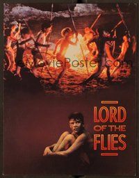 6z151 LORD OF THE FLIES trade ad '90 Balthazar Getty in William Golding's classic novel!