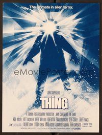 6z158 THING trade ad '82 John Carpenter, cool sci-fi horror art, the ultimate in alien terror!