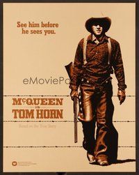 6z160 TOM HORN trade ad '80 they couldn't bring enough men to bring Steve McQueen down!