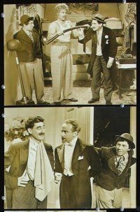 6z526 AT THE CIRCUS 8 10.25x13.25 stills '39 wacky images of Groucho, Chico, & Harpo Marx!