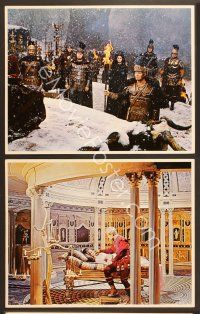 6z564 FALL OF THE ROMAN EMPIRE 3 color 11x14 stills '64 Anthony Mann, Sophia Loren, cool images!