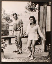 6z644 SANDPIPER 7 11x14 stills '65 images of pretty Elizabeth Taylor & Richard Burton!