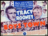6z182 BOYS TOWN herald '38 Spencer Tracy as Father Flannagan with Mickey Rooney!