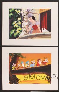 6z645 SNOW WHITE & THE SEVEN DWARFS special litho set R01 Walt Disney animated cartoon classic!