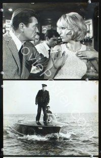 6z566 FANTOMAS 3 9.5x12 stills '66 Jean Marais, Mylene Demongeot, Louis De Funes!
