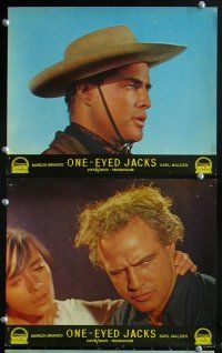 6z627 ONE EYED JACKS 22 color 9.5x12 stills '61 star & director Marlon Brando w/Karl Malden & Jurado