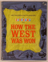 6z305 HOW THE WEST WAS WON hardcover vertical program book '64 John Ford epic!