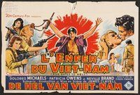 7a618 FIVE GATES TO HELL Belgian '59 James Clavell, Dolores Michaels, Patricia Owens!