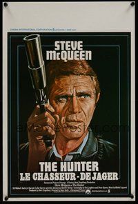 7a642 HUNTER Belgian '80 Jean Mascii art of bounty hunter Steve McQueen!