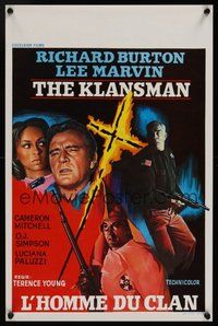7a651 KLANSMAN Belgian '74 Lee Marvin, Richard Burton, it's a great place to live, if they let you!