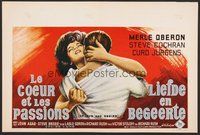 7a677 OF LOVE & DESIRE Belgian '63 Richard Rush, Merle Oberon had so many men in her life!