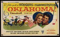 7a678 OKLAHOMA Belgian '56 Gordon MacRae, Shirley Jones, Rodgers & Hammerstein musical!