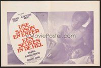 7a704 SEASON IN HELL Belgian '70 Una stagione all'inferno, Terence Stamp & sexy Florinda Bolkan!