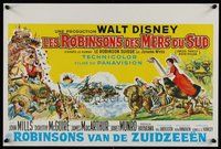 7a719 SWISS FAMILY ROBINSON Belgian R70s John Mills, Walt Disney family fantasy classic!