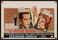 7a728 TORN CURTAIN Belgian '66 Paul Newman, Julie Andrews, Hitchcock tears you apart w/suspense!