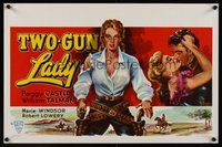 7a737 TWO-GUN LADY Belgian R60s Peggie Castle had other weapons besides guns, and she used them!