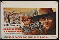 7a736 TWO MULES FOR SISTER SARA Belgian '70 art of gunslinger Clint Eastwood & Shirley MacLaine!